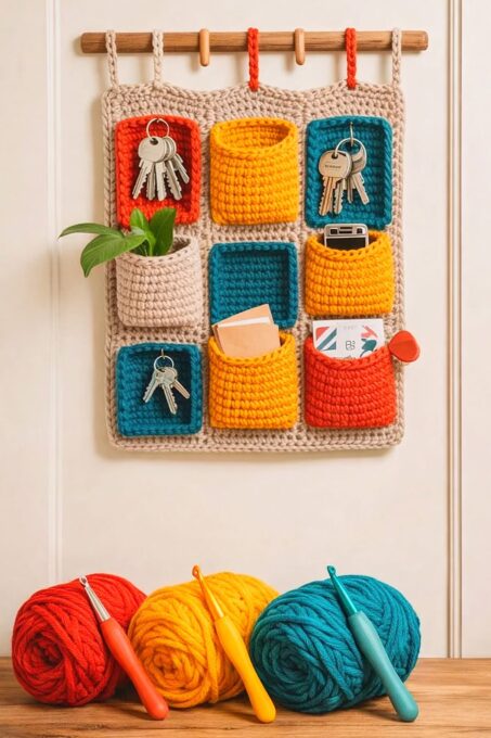 Crochet Hanging Disk Towel Holder Basket Pattern: A Complete Guide